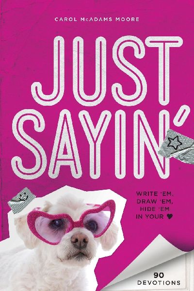 The Just Sayin: Write Em, Draw Em, Hide em in Your Heart