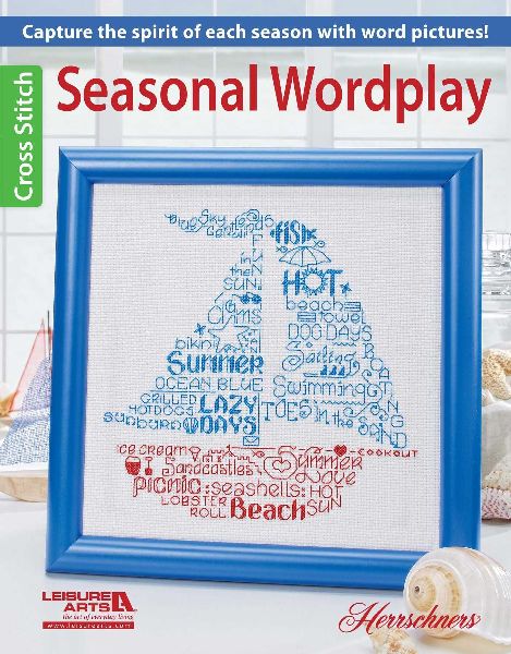 Seasonal Wordplay Cross Stitch: Capture the Spirit of Each Season with Word Pictures!