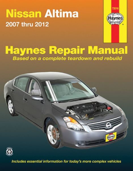 Nissan Altima 2007 Thru 2012: 2007 Thru 2012