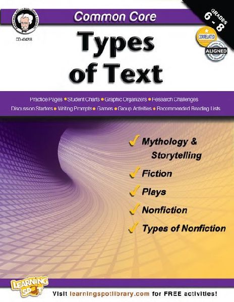 Common Core: Types of Text