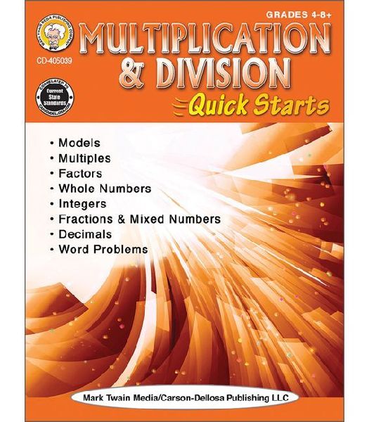 Multiplication & Division Quick Starts Workbook