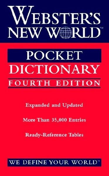 Websters New World Pocket Dictionary
