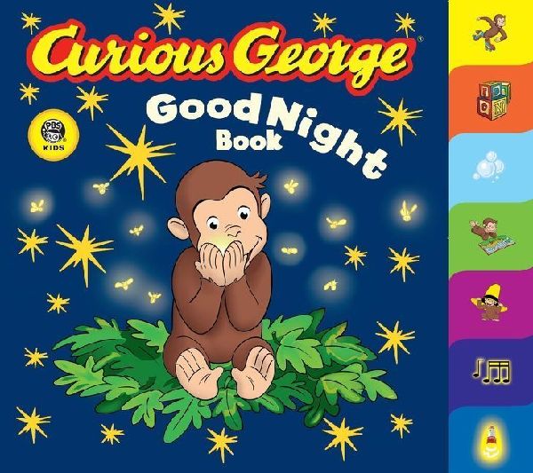 Curious George Good Night Book Tabbed
