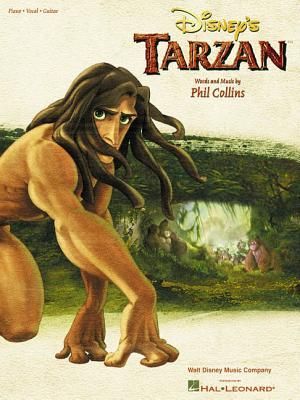 Disney's Tarzan Piano Vocal Guitar Songbook Sheet Music for Intermediate Players by Phil Collins Official Soundtrack Arrangements with Lyrics, Chords, Guitar Diagrams, and Color Artwork