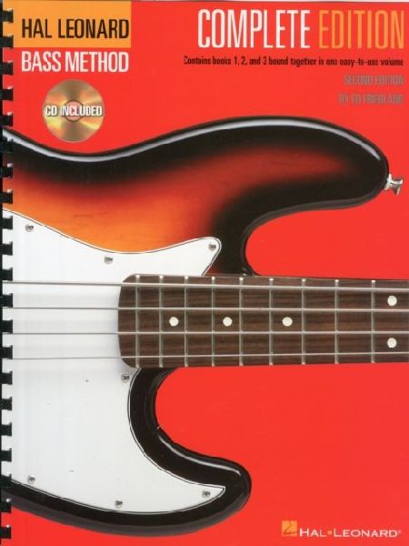 Hal Leonard Bass Method - Complete Edition: Books 1, 2 and 3 Bound Together in One Easy-To-Use Volume! (Bk/Online Audio)