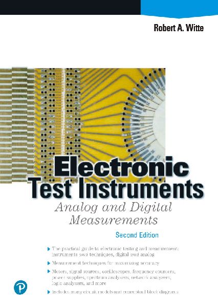 Electronic Test Instruments: Analog and Digital Measurements