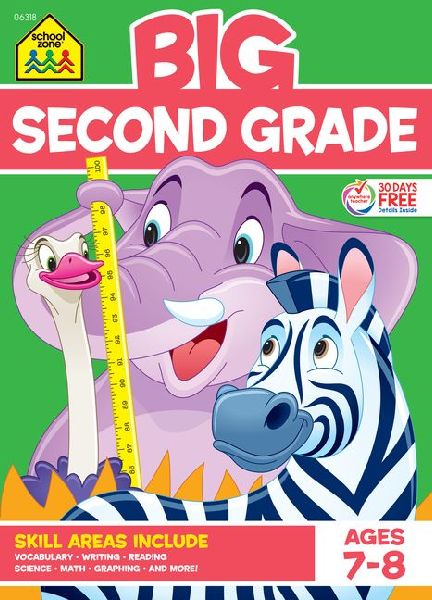 School Zone Big Second Grade Workbook