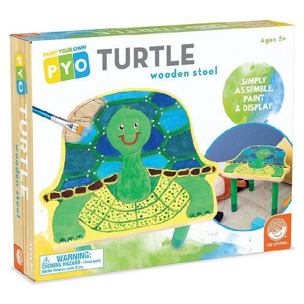 Paint Your Own: Turtle Stool