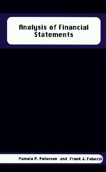 Analysis of Financial Statements