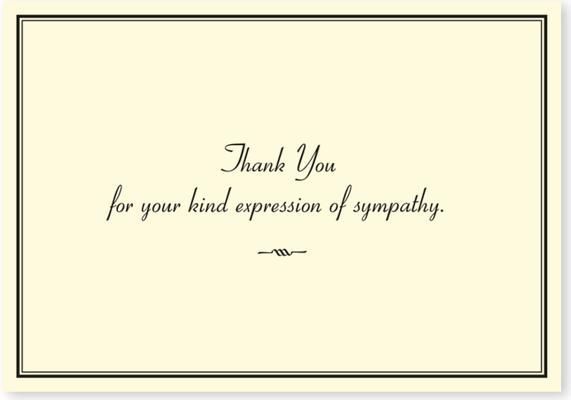 Ty Note Sympathy