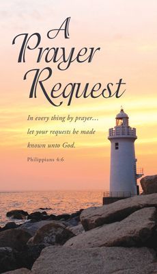 A Prayer Request - Lighthouse