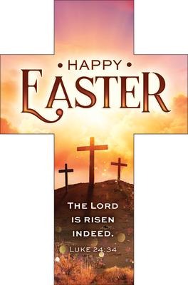 Bookmark Cross - Easter - Happy Easter