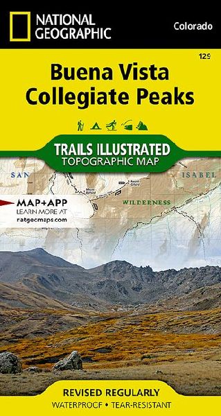 Buena Vista, Collegiate Peaks Map