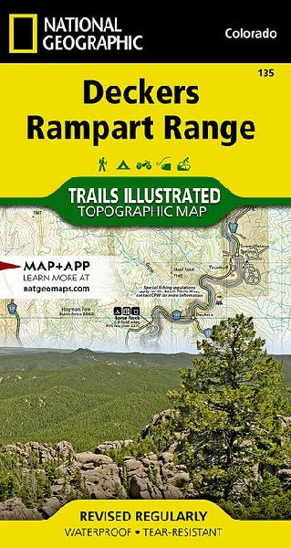 Deckers, Rampart Range Map
