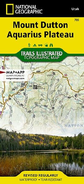Mount Dutton, Aquarius Plateau Map