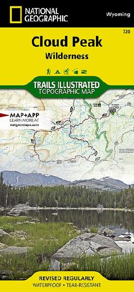 Cloud Peak Wilderness Map