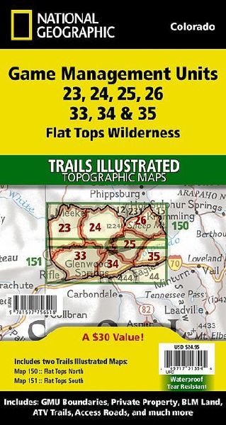 Flat Tops Wilderness Gmu [Map Pack Bundle]