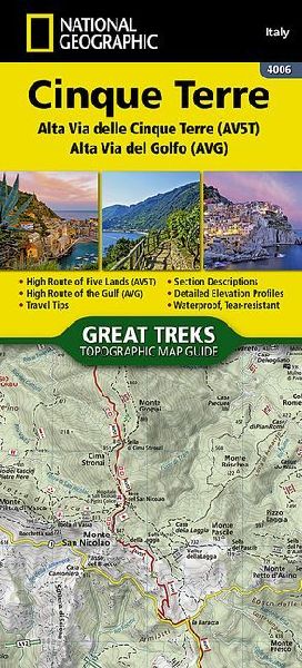 Cinque Terre High Path Av5t Map
