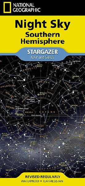 Night Sky - Southern Hemisphere Map: Stargazer folded