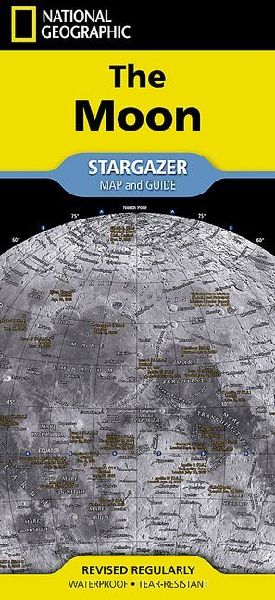 Moon Map and Guide: Stargazer folded