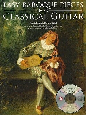 Easy Baroque Pieces for Classical Guitar (Book/Online Audio)