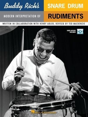 Buddy Rich's Modern Interpretation of Snare Drum Rudiments Book/Online Audio