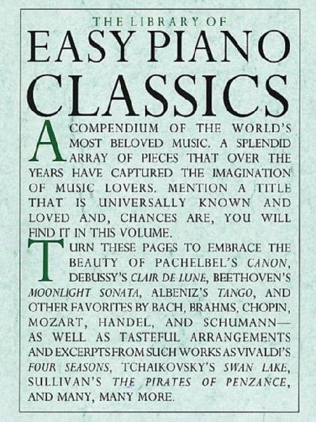Library Of Easy Piano Classics