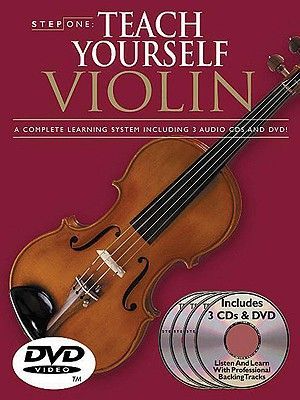 Step One: Teach Yourself Violin Course: A Complete Learning System Book/3 Cds/DVD Pack