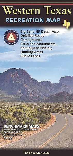 Texas West Recreation Map