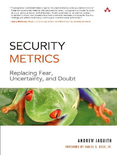 Security Metrics: Replacing Fear, Uncertainty, and Doubt