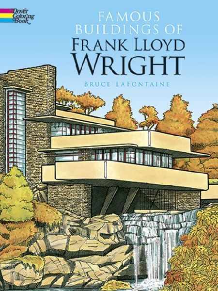 Famous Buildings of Frank Lloyd Wright Coloring Book