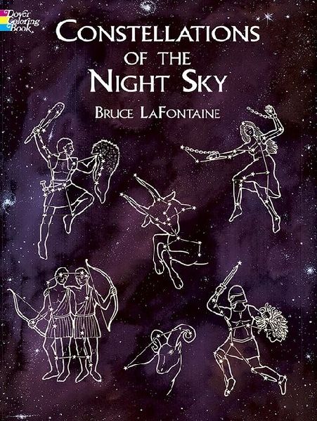 Constellations of the Night Sky Coloring Book