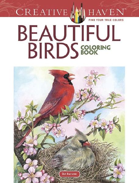 Creative Haven Beautiful Birds Coloring Book