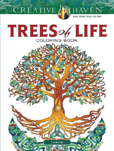 Creative Haven Trees of Life Coloring Book