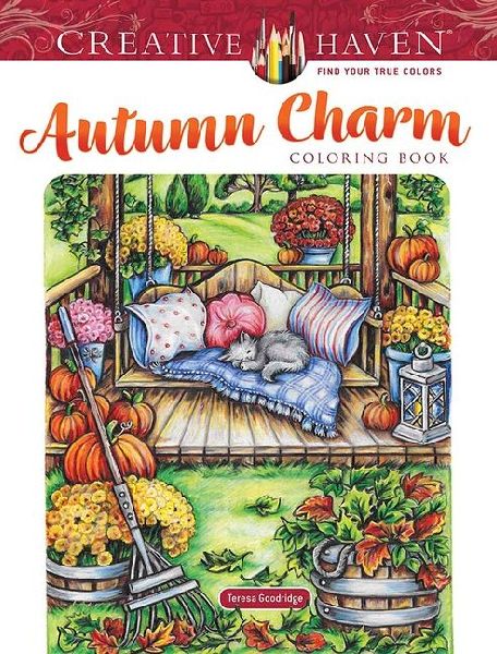 Creative Haven Autumn Charm Coloring Book