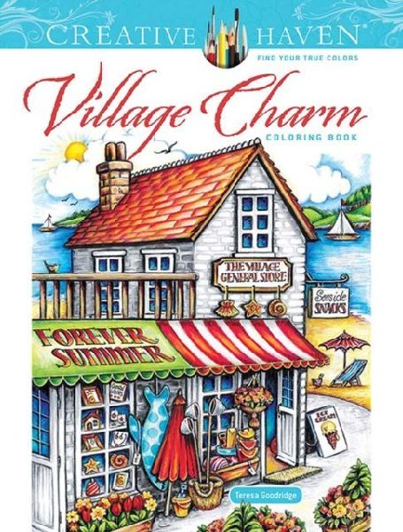 Creative Haven Village Charm Coloring Book