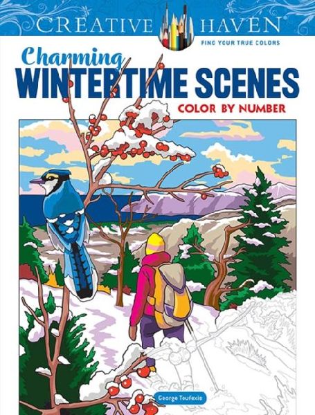 Creative Haven Charming Wintertime Scenes Color by Number