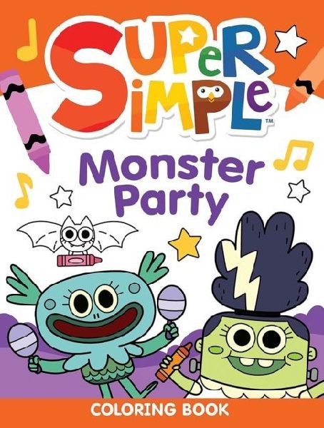Super Simple(TM) Monster Party Coloring Book