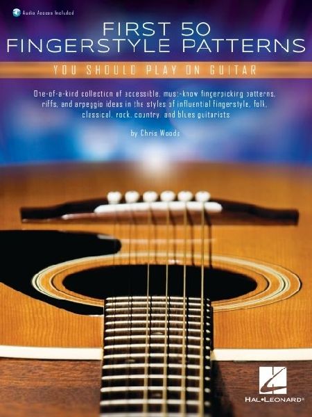 First 50 Fingerstyle Patterns You Should Play on Guitar (Book/Online Audio)