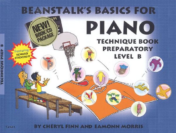 Beanstalks Basics for Piano - Technique Books: Preparatory Level B
