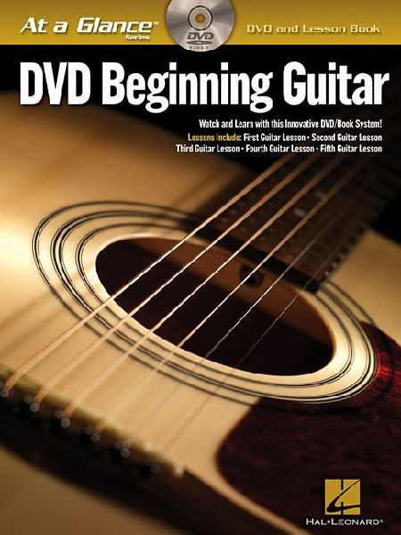 Beginning Guitar Learn to Play Guitar with DVD & Lesson Book Guitar Chords, Riffs & Techniques for Beginners Step-By-Step Hal Leonard Guitar Method with Classic Songs & On-Screen Music Notation