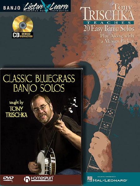 Tony Trischka - Banjo Bundle Pack: Tony Trischka Teaches 20 Easy Banjo Solos (Book/CD Pack) with Classic Bluegrass Banjo Solos (DVD)