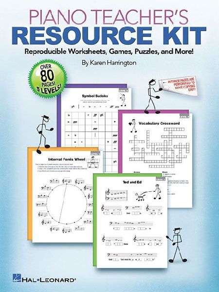 Piano Teachers Resource Kit: Reproducible Worksheets, Games, Puzzles, and More!