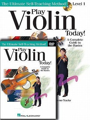 Play Violin Today! Beginners Pack Level 1 Book/CD/DVD Self-Teaching Violin Method with Online Audio and Video Hal Leonard Instructional Violin Songbook for Beginners