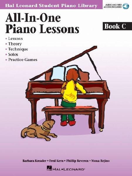 All-In-One Piano Lessons Book C Hal Leonard Student Piano Library Beginner Piano Method with Online Audio & MIDI Educational Piano Instruction for Group Lessons