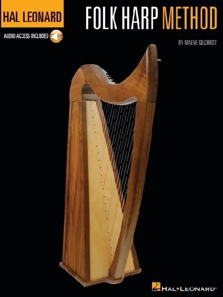 Hal Leonard Folk Harp Method Book/Online Audio