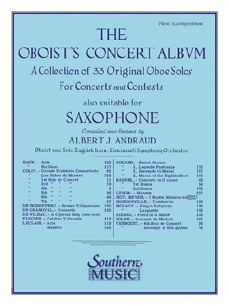 Oboists Concert Album: Oboe