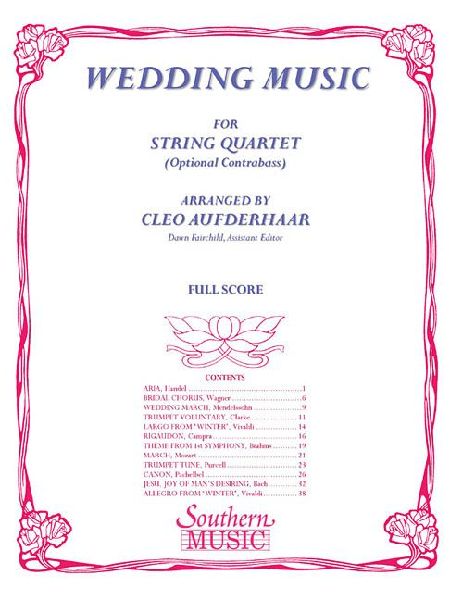 Wedding Music: String Quartet