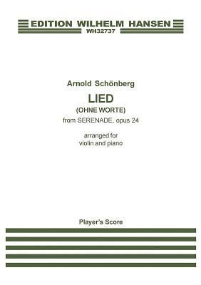 Lied (Ohne Worte) from Serenade Op. 24: Violin and Piano
