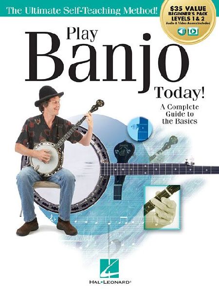 Play Banjo Today! All-In-One Beginners Pack: Includes Book 1, Book 2, Audio & Video